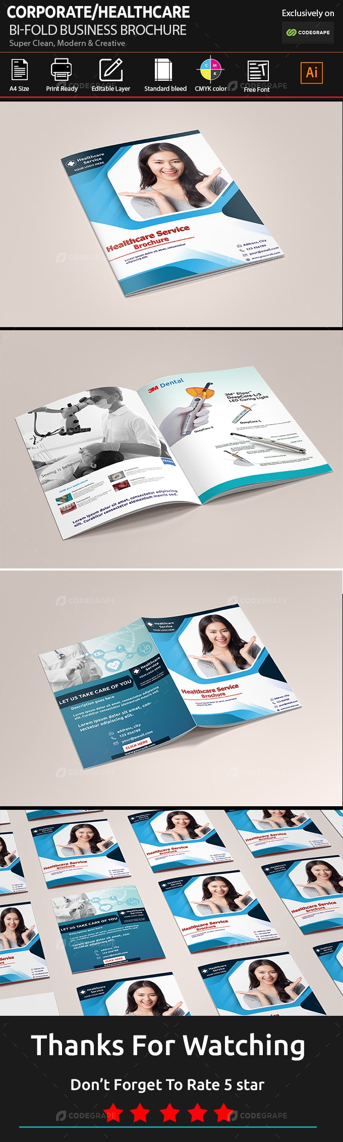 Healthcare Bi-Fold Brochure