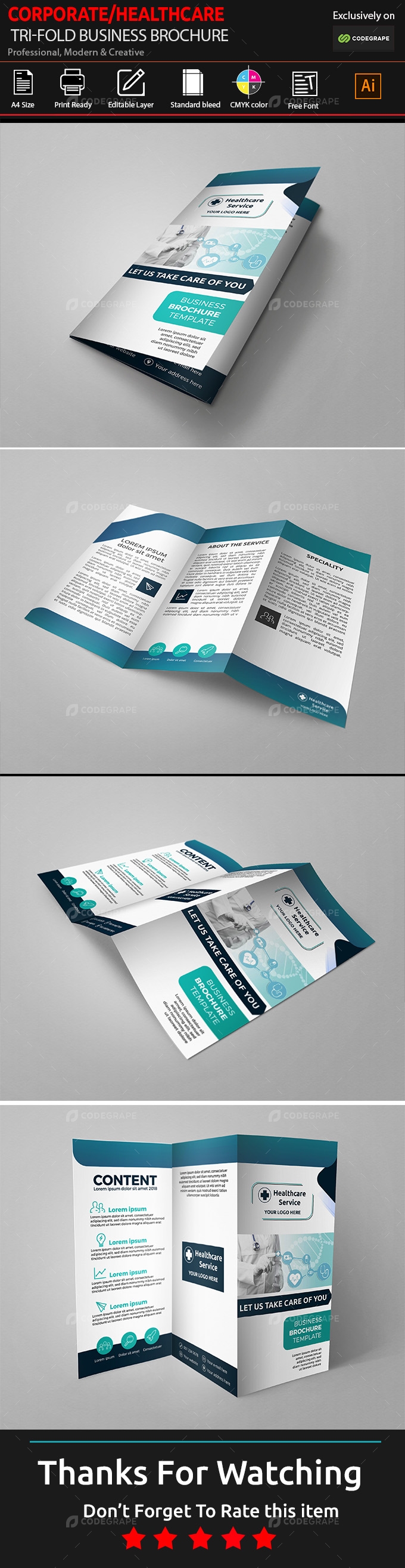 Tri-Fold Business Brochure