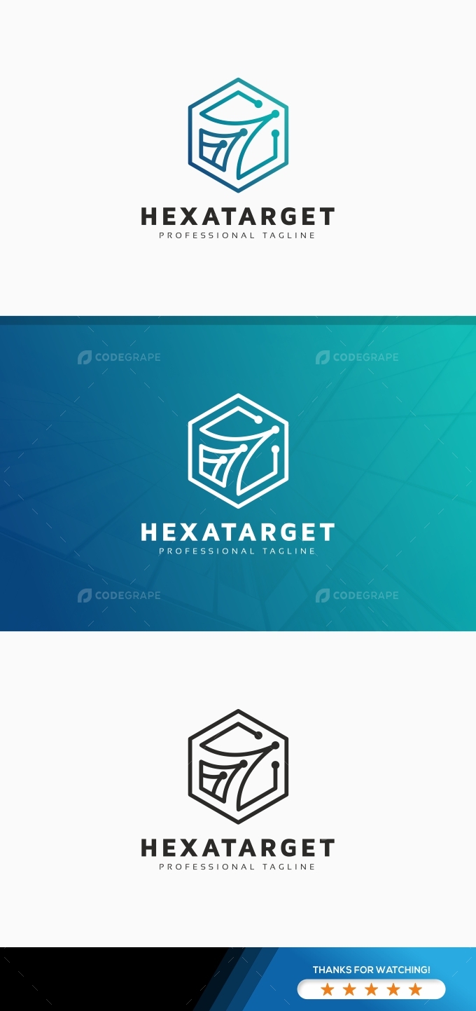 Hexagon Target Logo