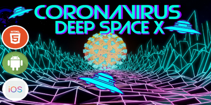 Coronavirus Deep Space X - HTML5 Game - HTML5 Website