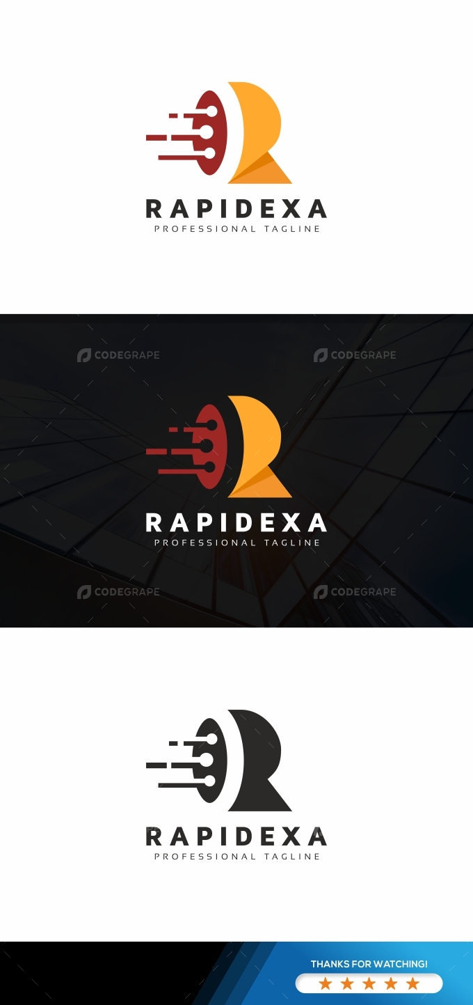 Rapidexa R Letter Logo