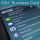 iOS7 Business Card