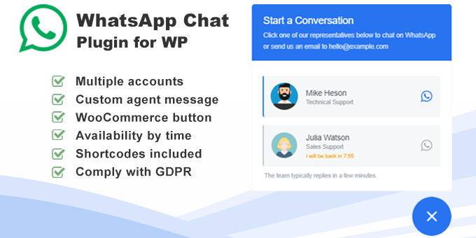 WhatsApp Click to Chat Plugin for WordPress