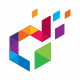 Datamedia D Letter Colorful Logo