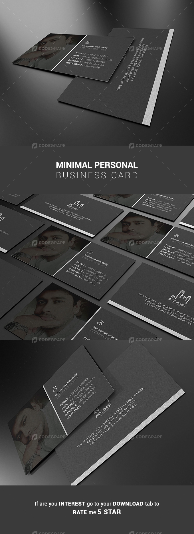 Minimal Personal Business Card