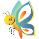 Bee logo template