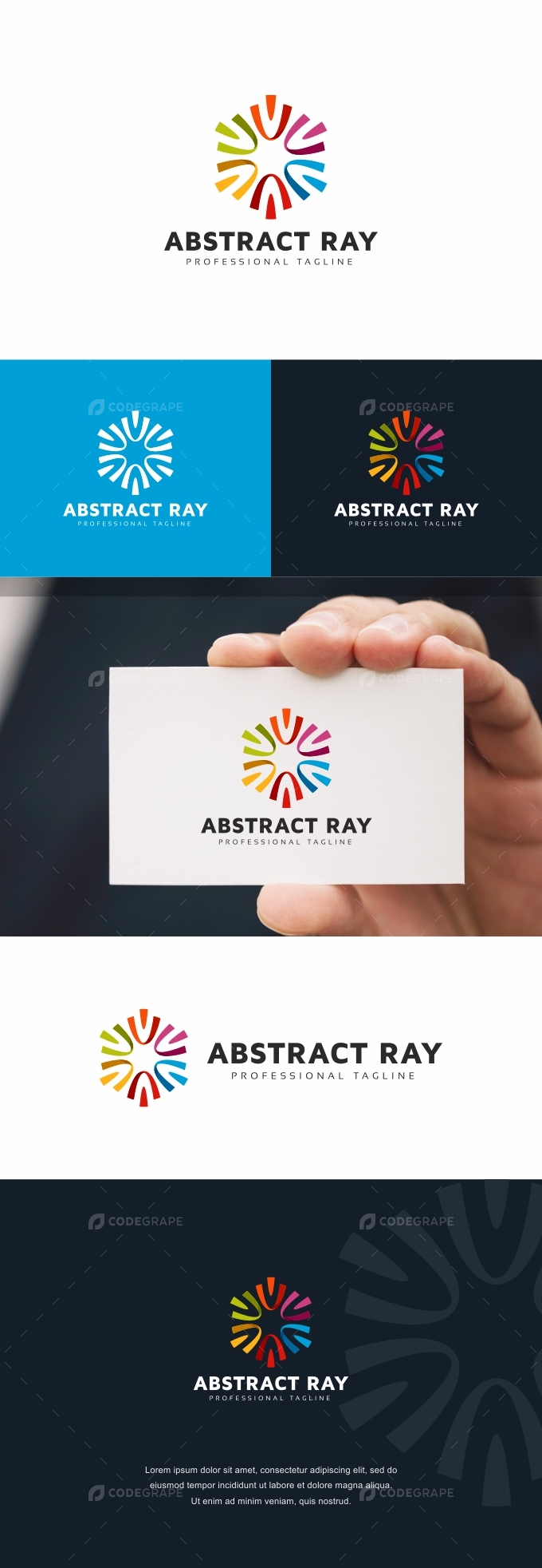 Abstract Rays Logo
