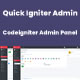 Quick Igniter Admin - CodeIgniter Admin Panel