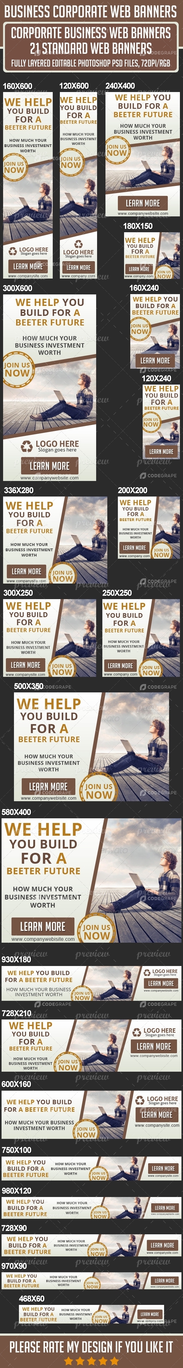Corporate Business Web Banners