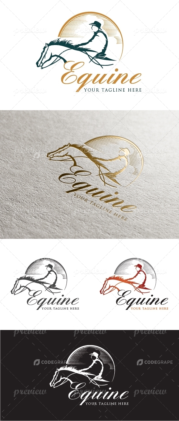 Equine Logo Template