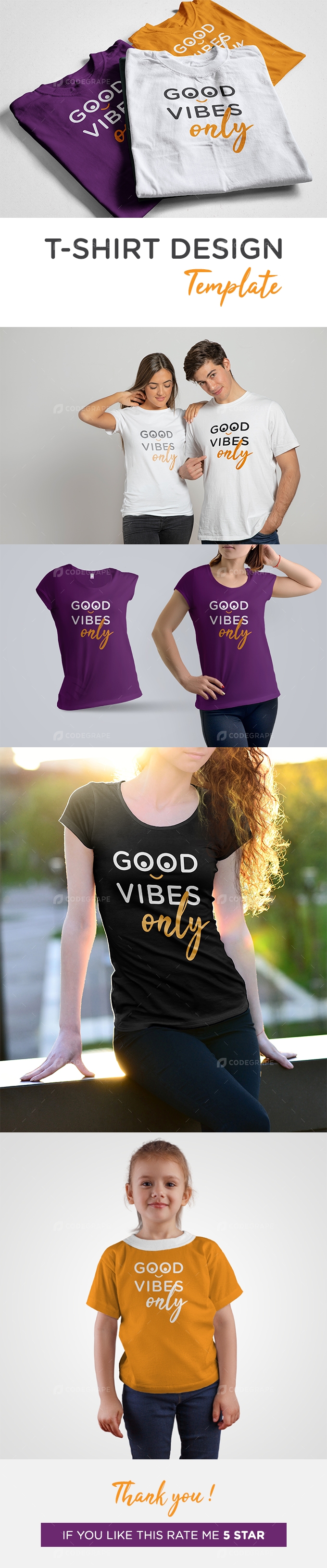 GOOD VIBES only T-shirt Design