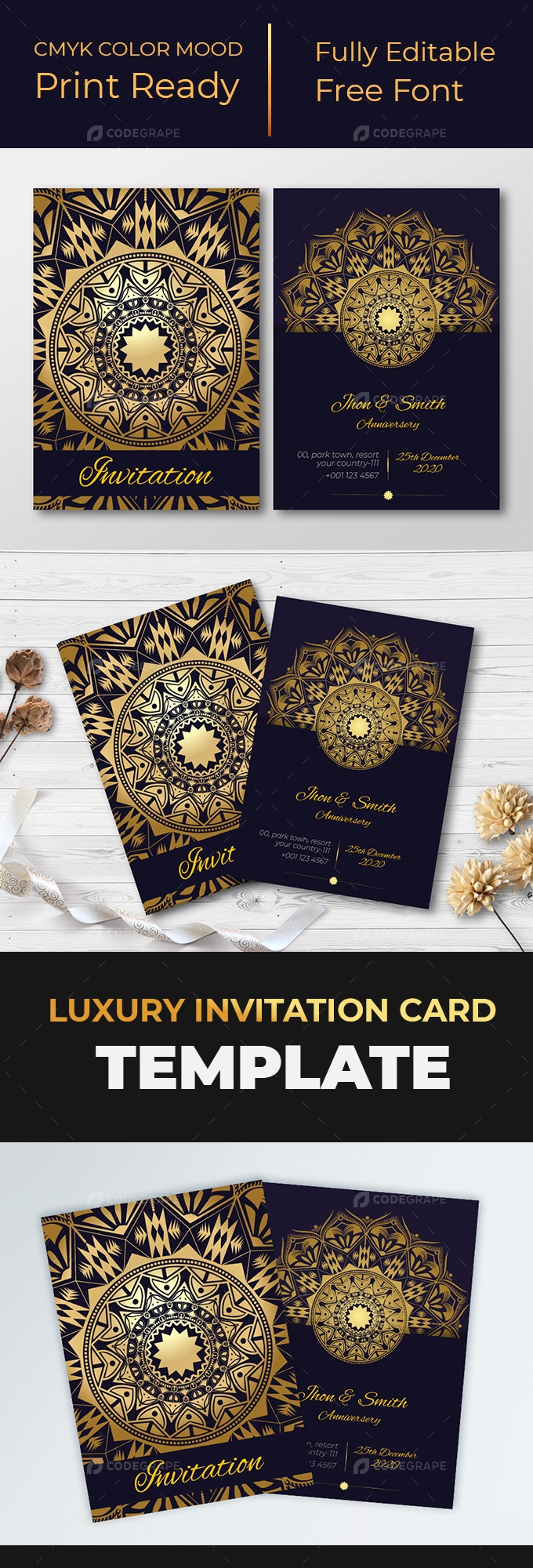 Luxury Invitation Card Design