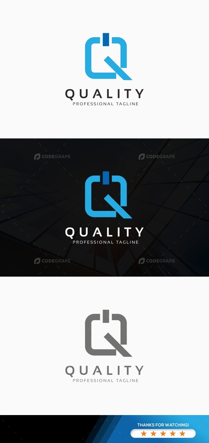 Quality Q Letter Logo