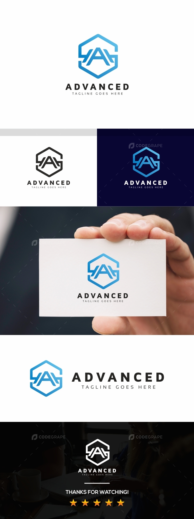 Advanced A Letter Logo