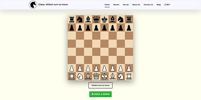 Chess Game with AI and Room Hosting
