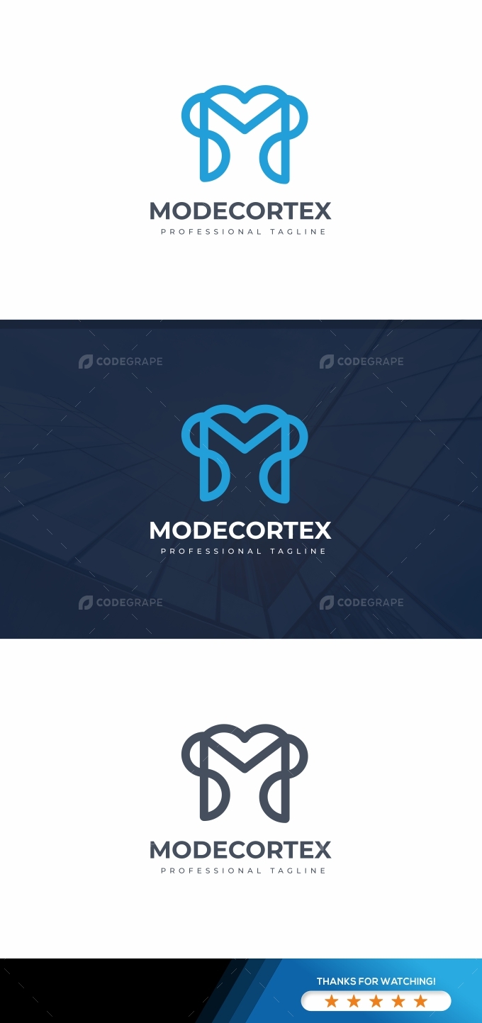 Moder M Letter Logo