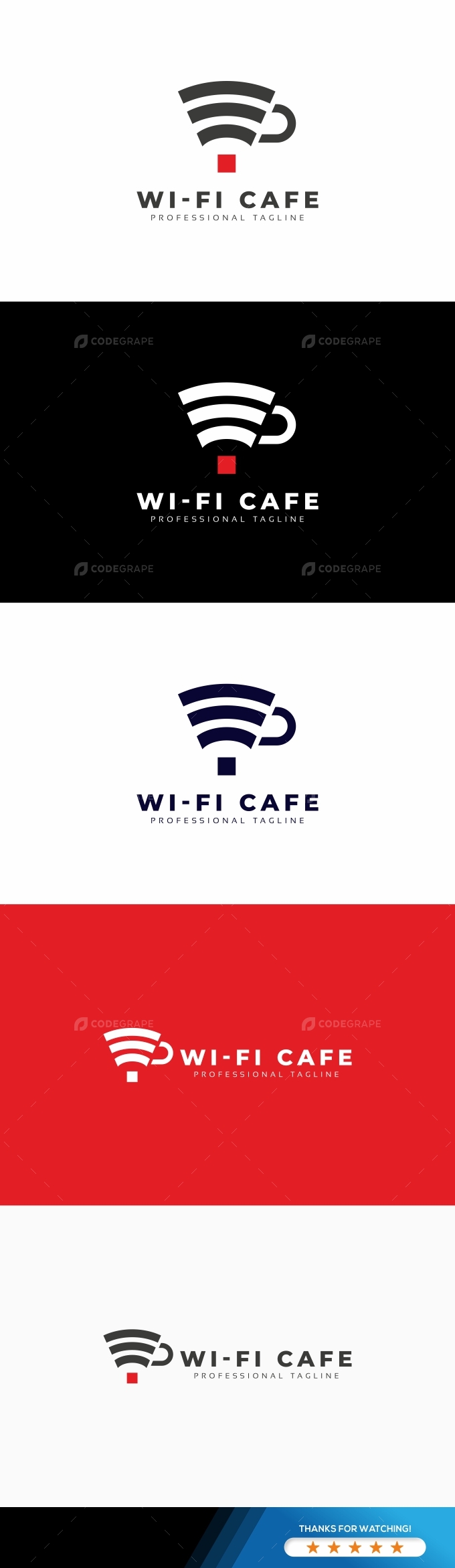 Wi-Fi Cafe Logo