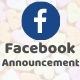 Facebook Announcement PHP Script with Admin Panel