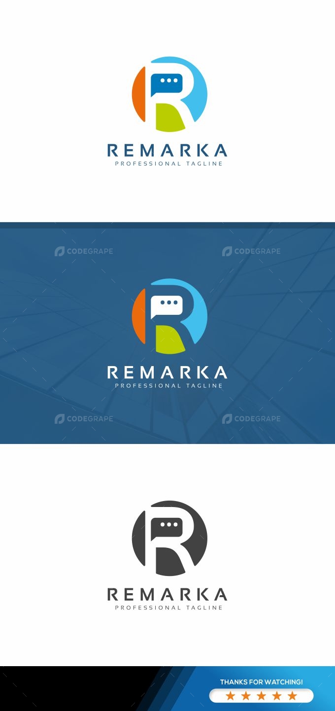 Remarka R Letter Logo