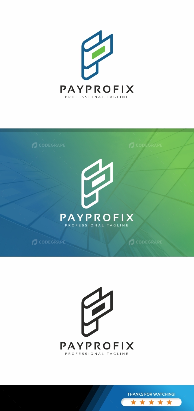 Pay P Letter Logo