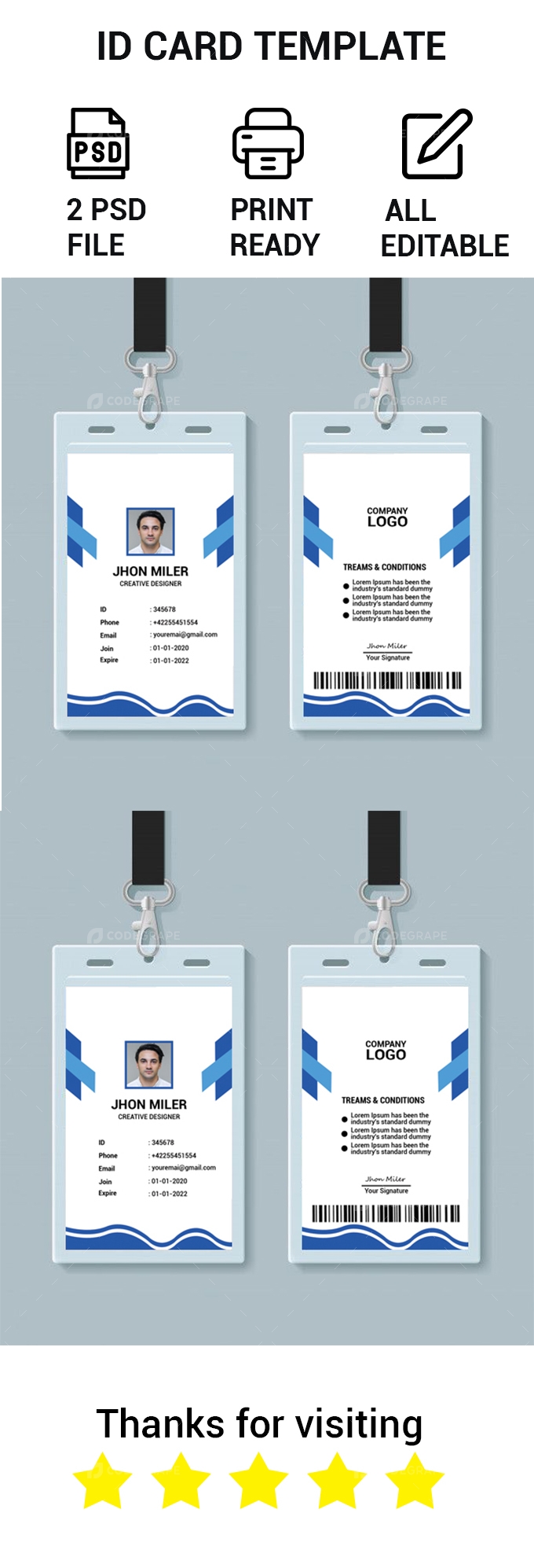 ID Card Template