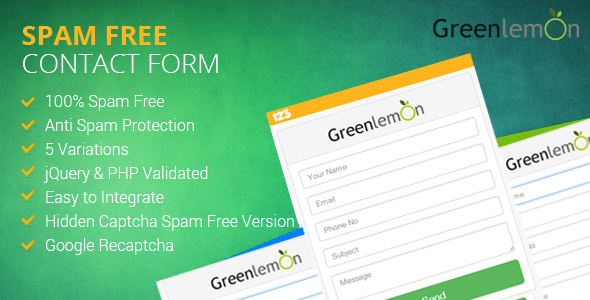 Spam Free Contact Form