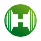H Letter Circle Logo