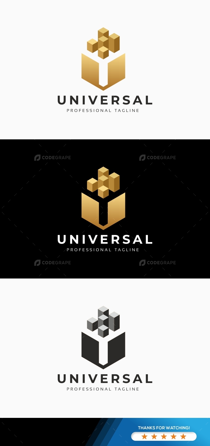 Universal U Letter Logo