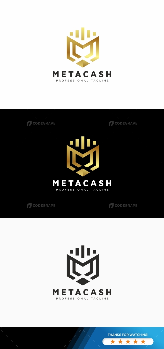 Metacash M Letter Logo