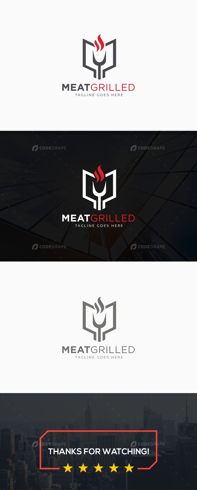 Meat Grilled Logo