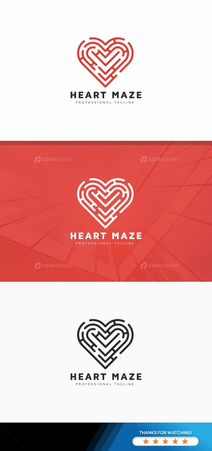 Heart Maze Logo