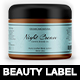 Beauty Product Label