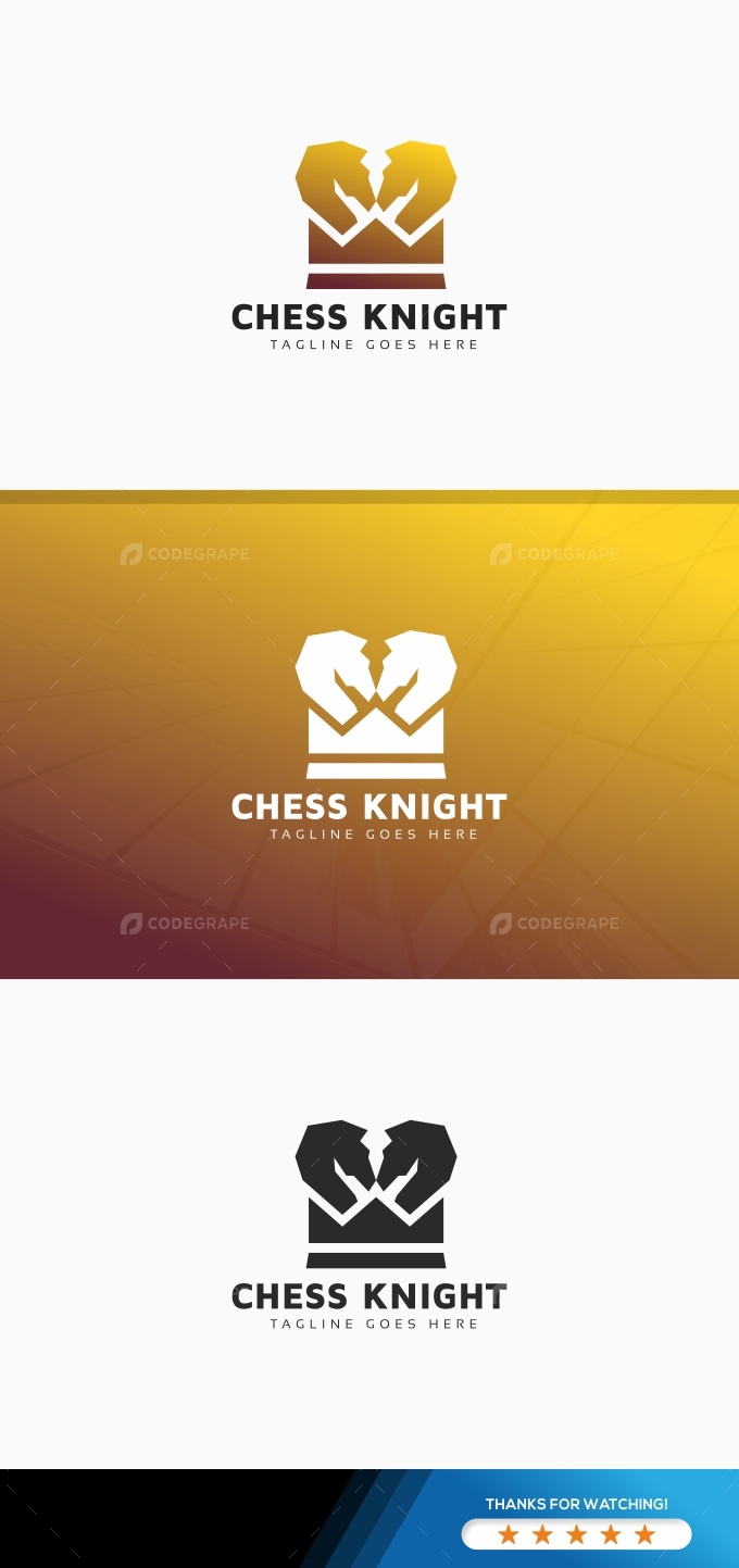 Chess Knight Logo