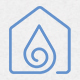Drop House Logo Template