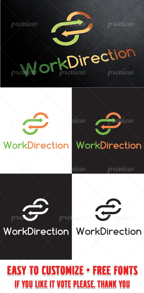 Work Direction Logo Template