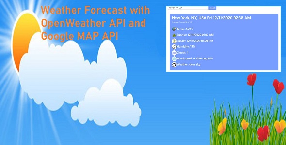 Weather Forecast With OpenWeather API