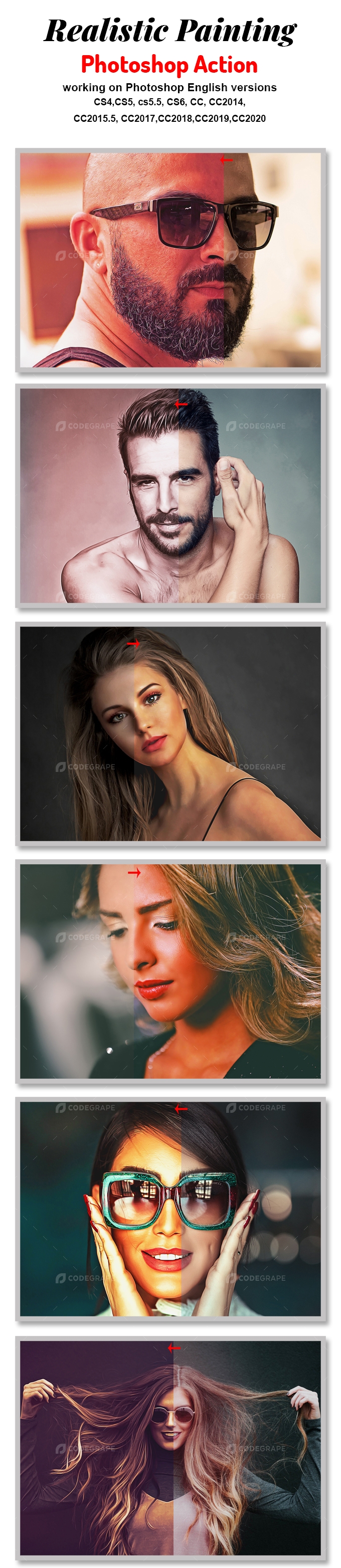 Realistic Painting Photoshop Action