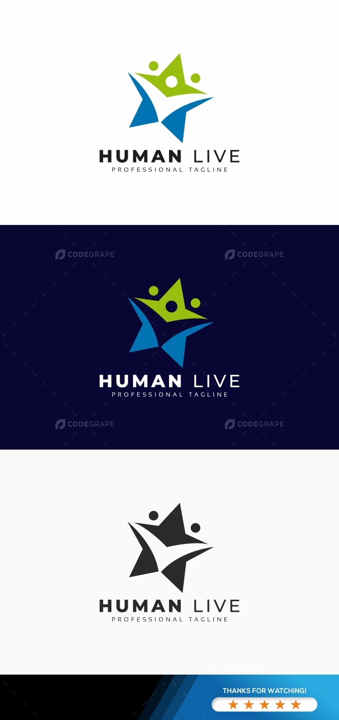 Human Live Logo