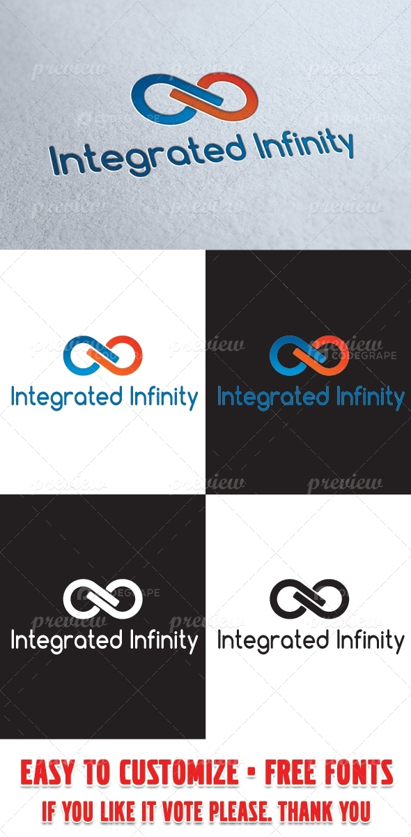 Integrated Infinity Logo Template