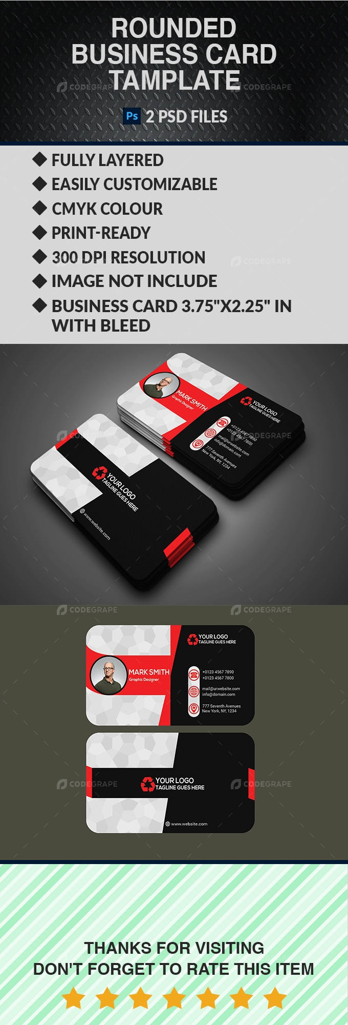 Rounded Business Card 2021