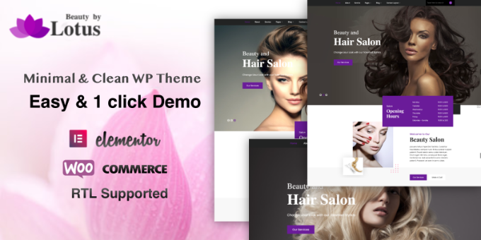 Lotus Pro - Beauty & Spa Salon WordPress Theme