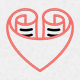 Heart Paper Logo Template