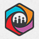 Social Cube Logo Template