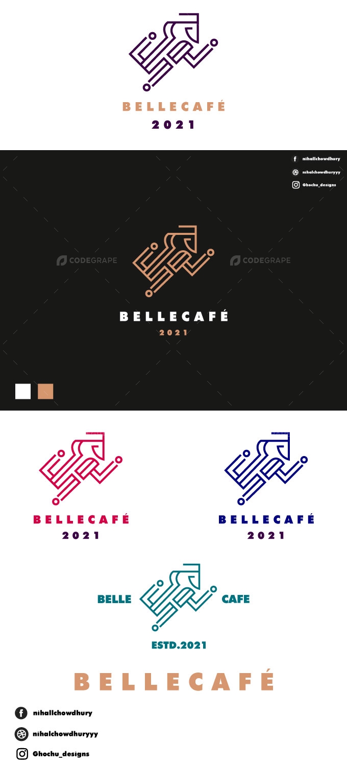 Belle café Logo