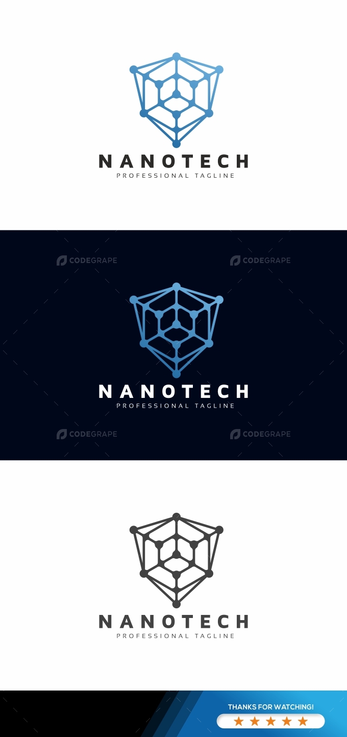 Nanotech Abstract Logo