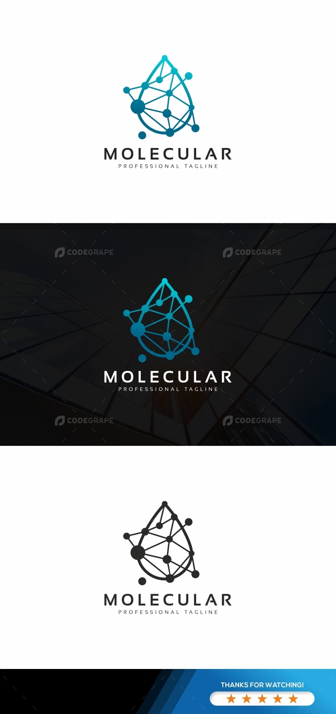 Drop Molecule Logo