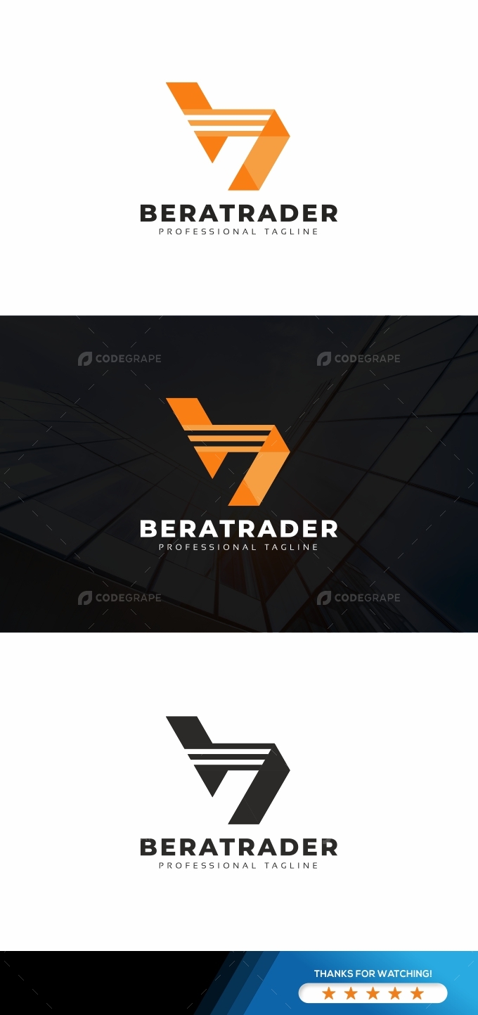 B Letter Technology Logo