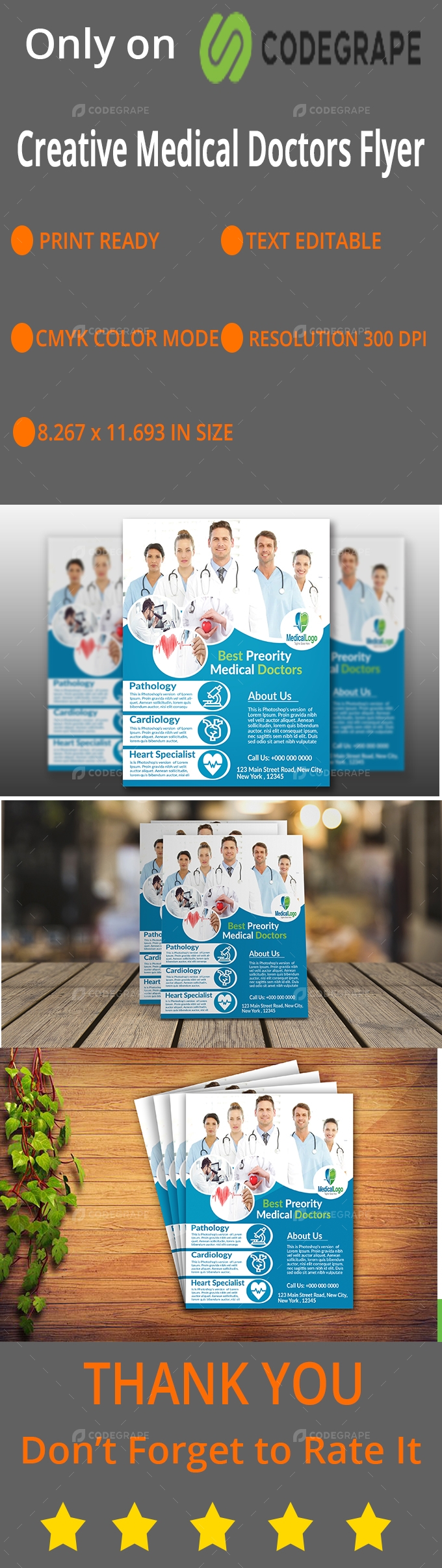 Creative Medical Doctors Flyer Design