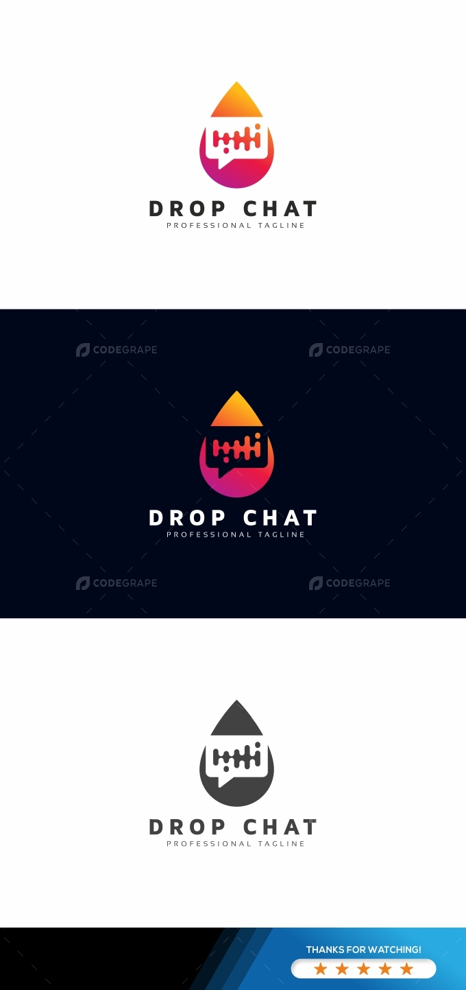Drop Chat Logo