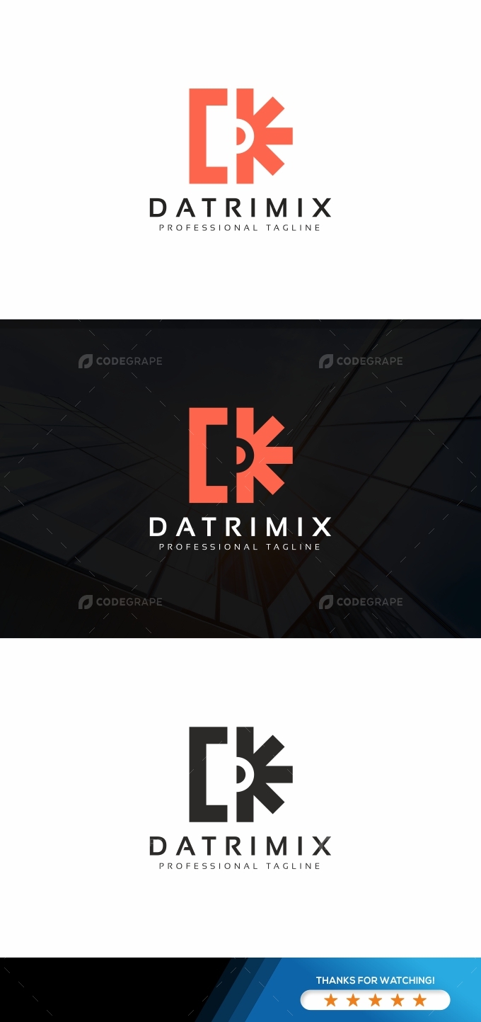 Datrimix D Letter Logo